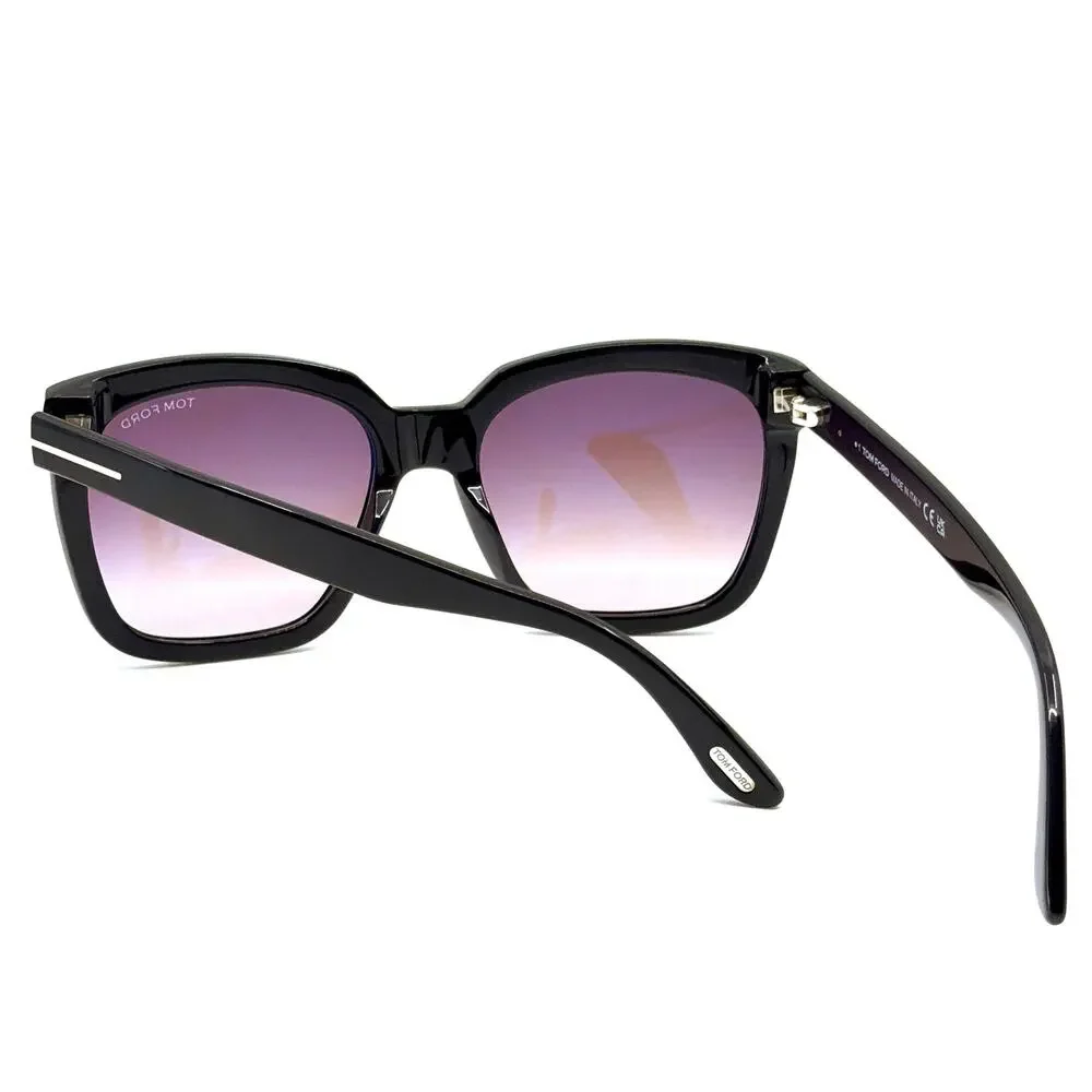 NEW TOM FORD Amarra Sunglasses TF502 01T AUTHENTIC